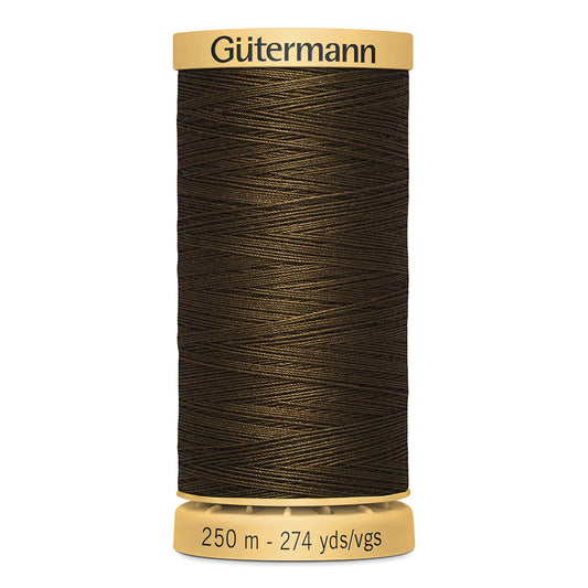 GÜTERMANN Mercerized Cotton Thread 50Wt 250 m (273 yd) - Chestnut
