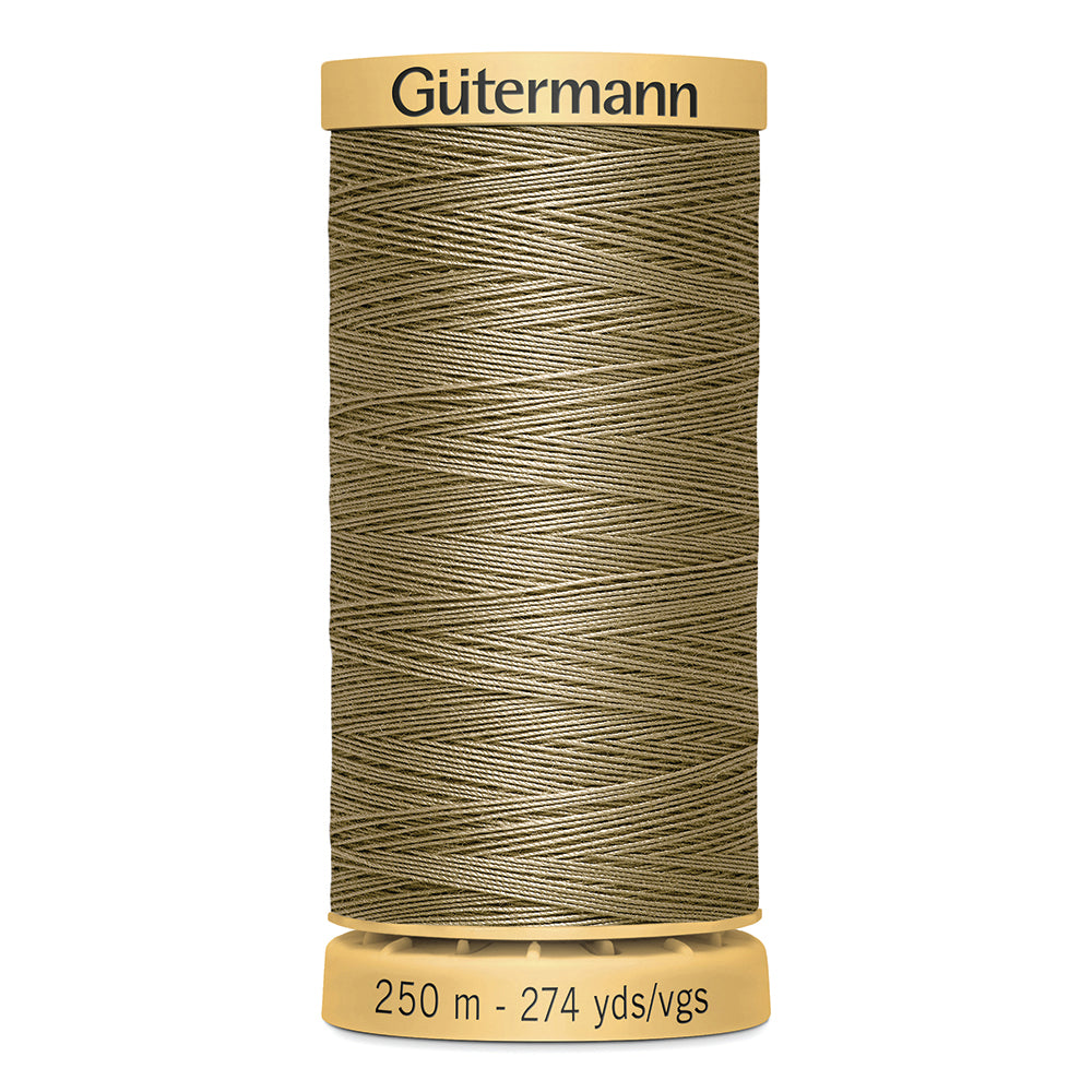 GÜTERMANN Mercerized Cotton Thread 50Wt 250 m (273 yd) - Taupe