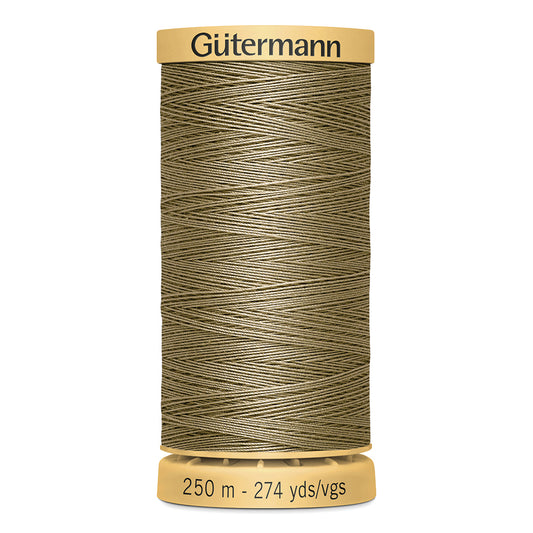 GÜTERMANN Mercerized Cotton Thread 50Wt 250 m (273 yd) - Taupe