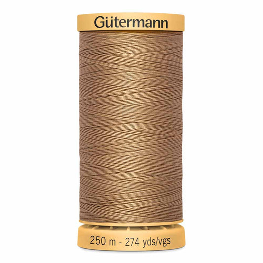 GÜTERMANN Mercerized Cotton Thread 50Wt 250 m (273 yd) - Khaki
