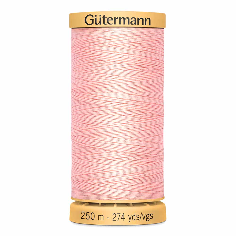 GÜTERMANN Mercerized Cotton Thread 50Wt 250 m (273 yd) - Pink
