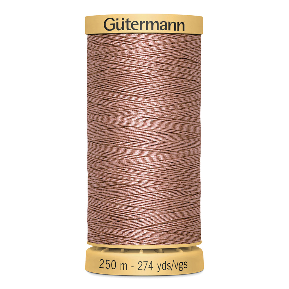 GÜTERMANN Mercerized Cotton Thread 50Wt 250 m (273 yd) - Mauve
