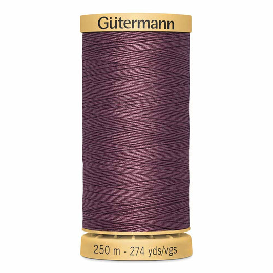 GÜTERMANN Mercerized Cotton Thread 50Wt 250 m (273 yd) - Dark Rose