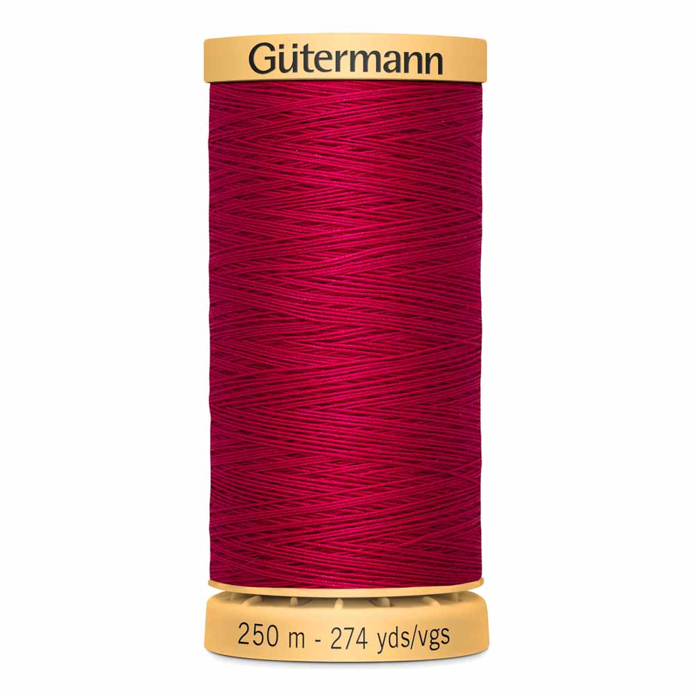 GÜTERMANN Mercerized Cotton Thread 50Wt 250 m (273 yd) - Fuschia