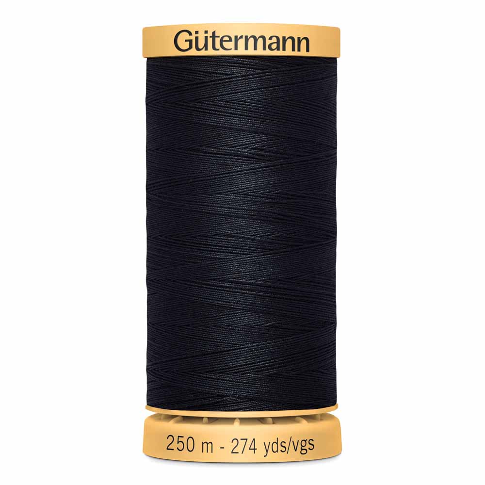 GÜTERMANN Cotton 50wt Thread 250m - Charcoal