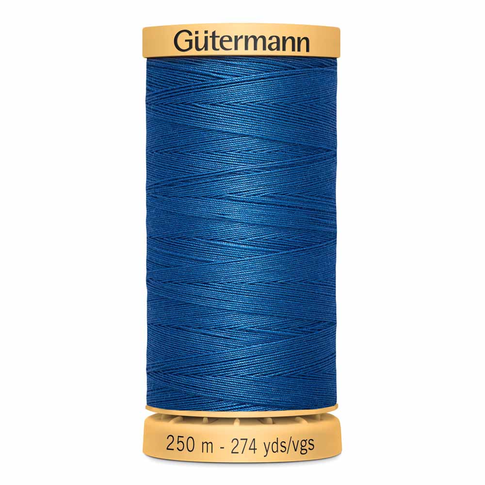 GÜTERMANN Cotton 50wt Thread 250m - Royal Blue