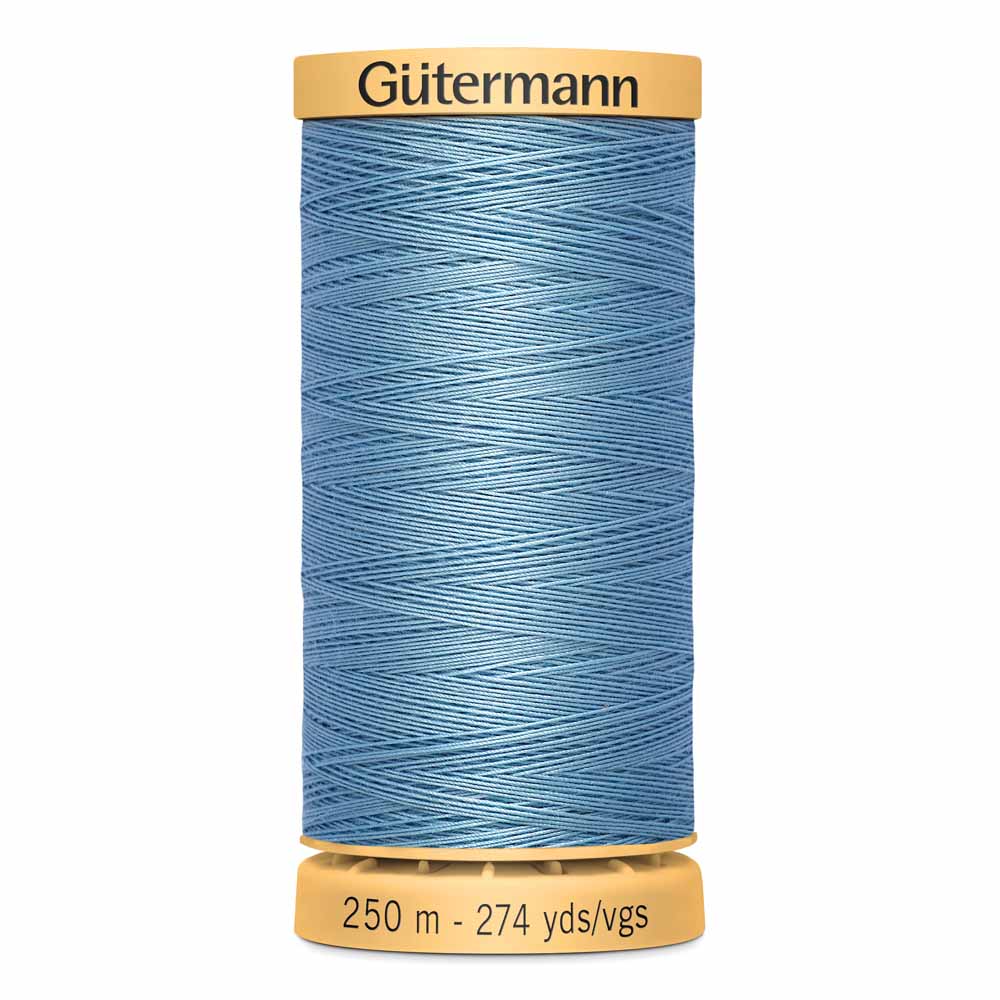 GÜTERMANN Cotton 50wt Thread 250m - Airway Blue