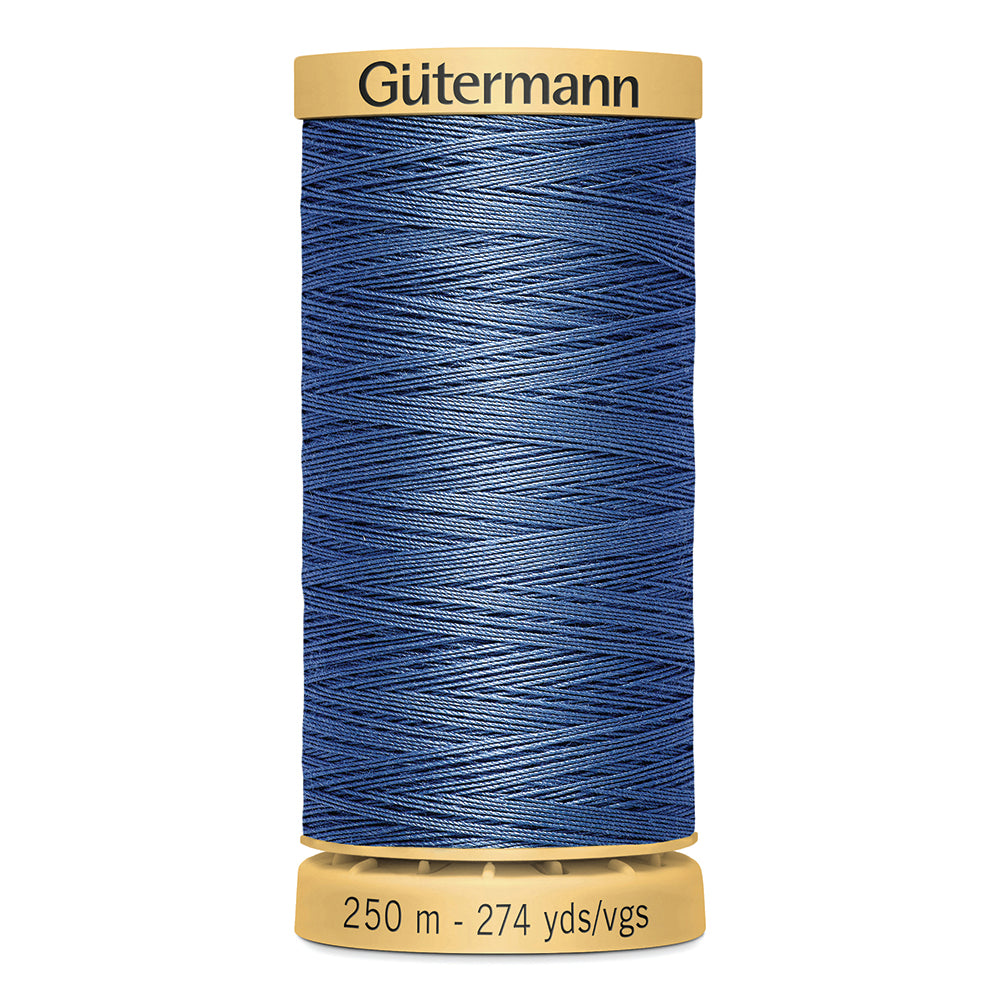 GÜTERMANN Cotton 50wt Thread 250m - Dark Azure