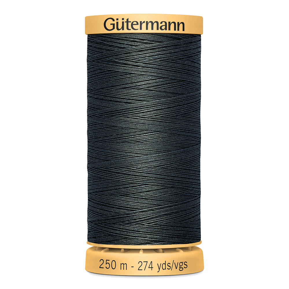 GÜTERMANN Cotton 50wt Thread 250m - Graphite