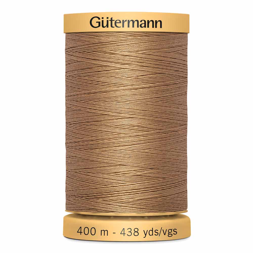 GÜTERMANN Cotton 50wt Thread 400m - Khaki