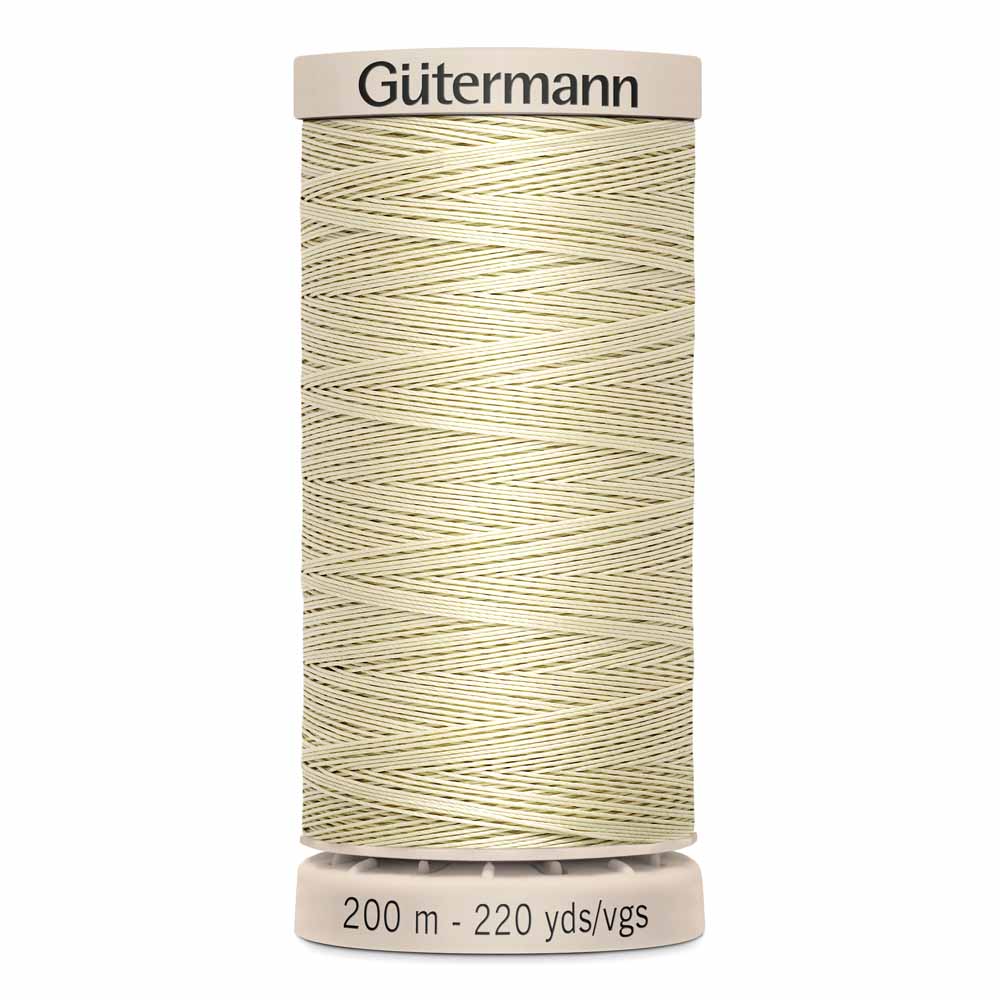 GÜTERMANN Hand Quilting 50wt Thread 200m - Ecru