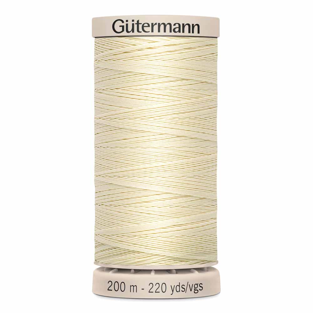 GÜTERMANN Hand Quilting 50wt Thread 200m - Lt. Pearl