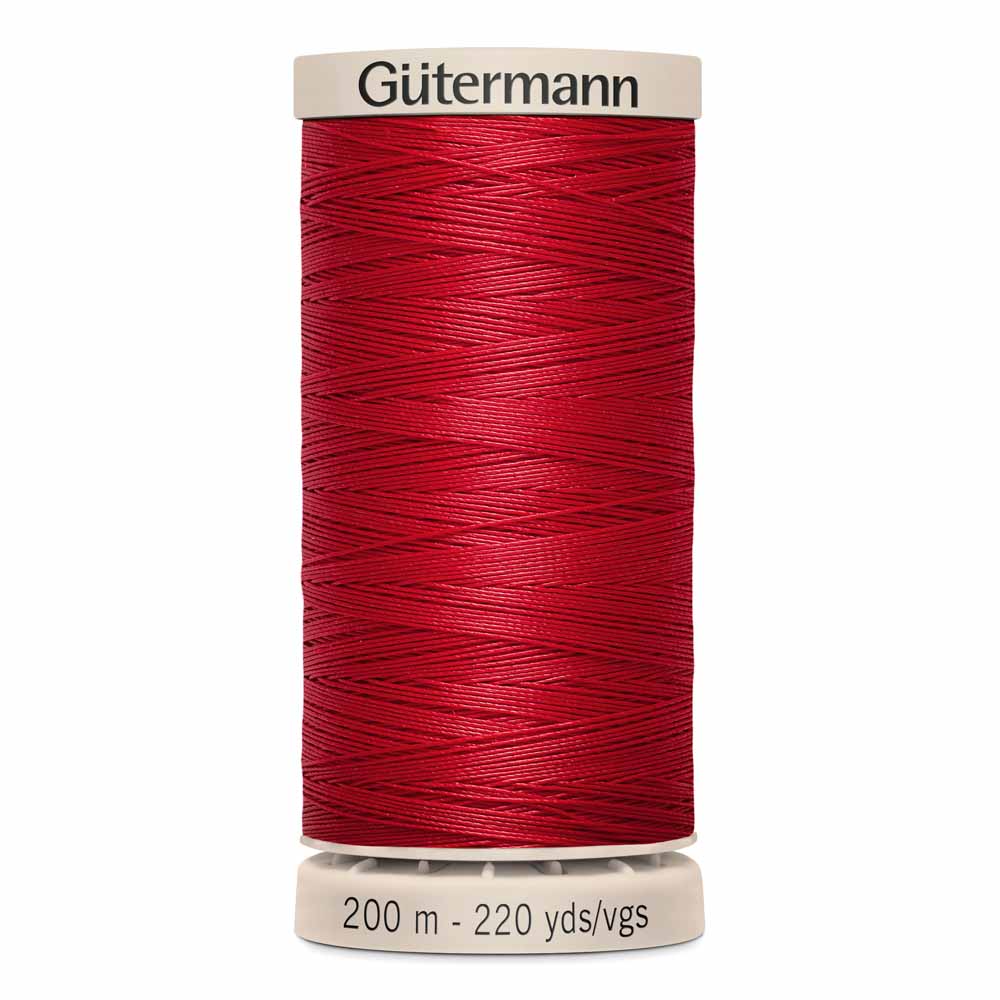 GÜTERMANN Hand Quilting 50wt Thread 200m - Red