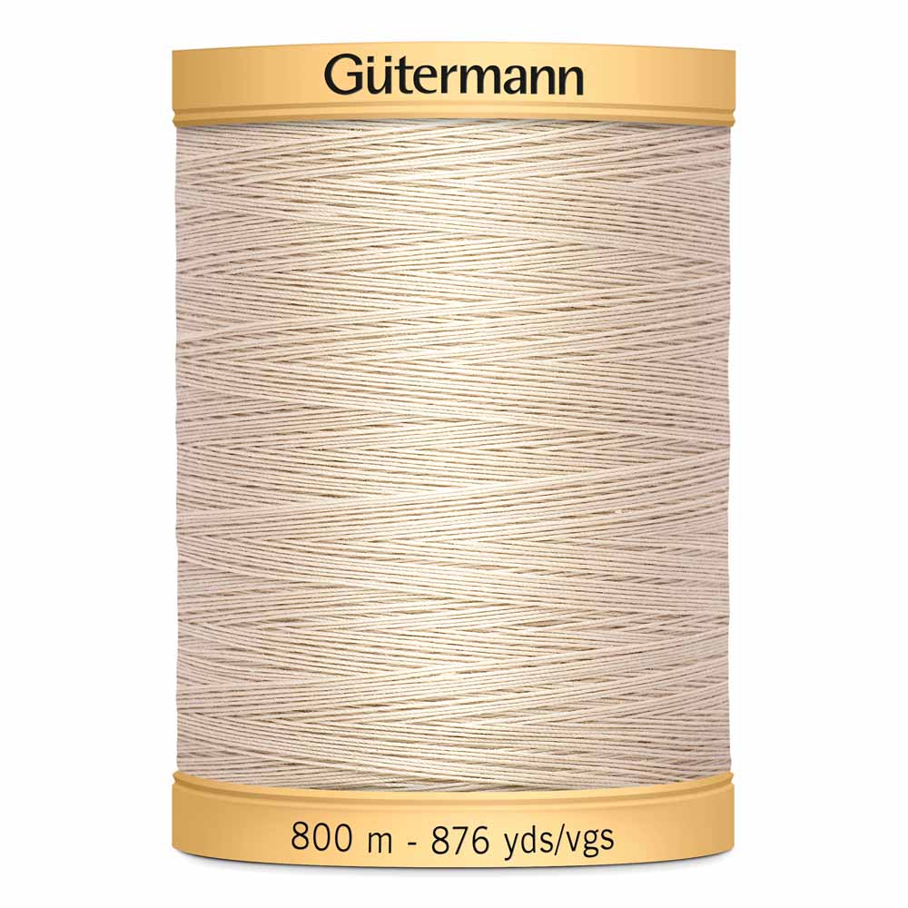 GÜTERMANN Cotton 50wt Thread 800m - Lt. Grey