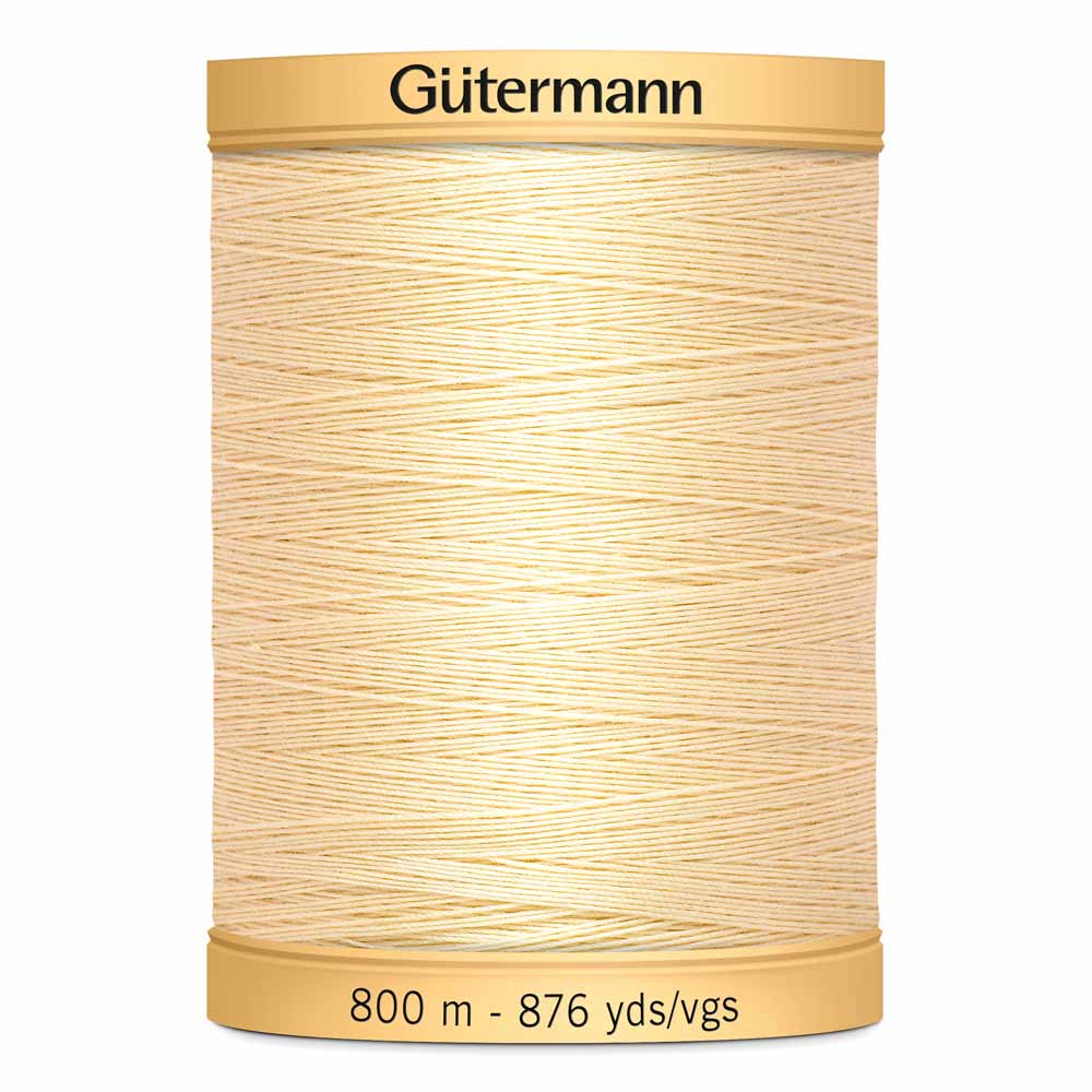 GÜTERMANN Cotton 50wt Thread 800m - Cream
