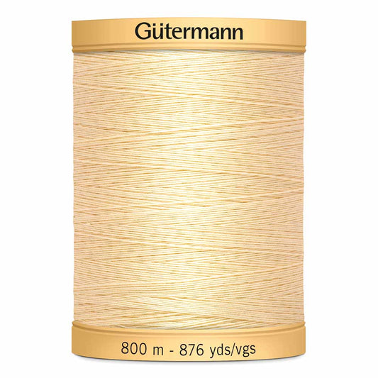 GÜTERMANN Cotton 50wt Thread 800m - Cream