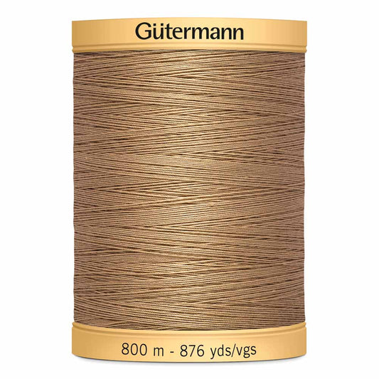 GÜTERMANN Cotton 50wt Thread 800m - Taupe