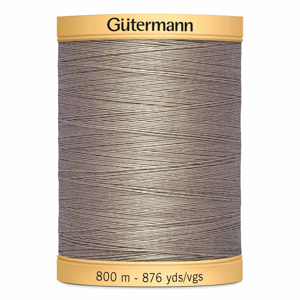 GÜTERMANN Cotton 50wt Thread 800m - Gray