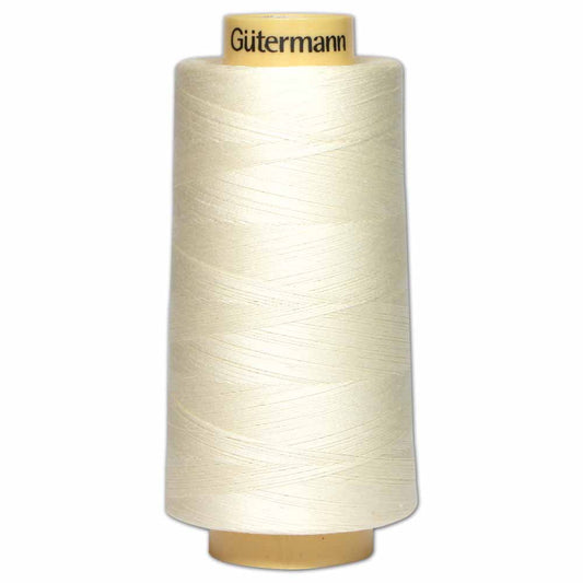 GÜTERMANN Cotton 50wt Thread 3000m - Lt. Cream