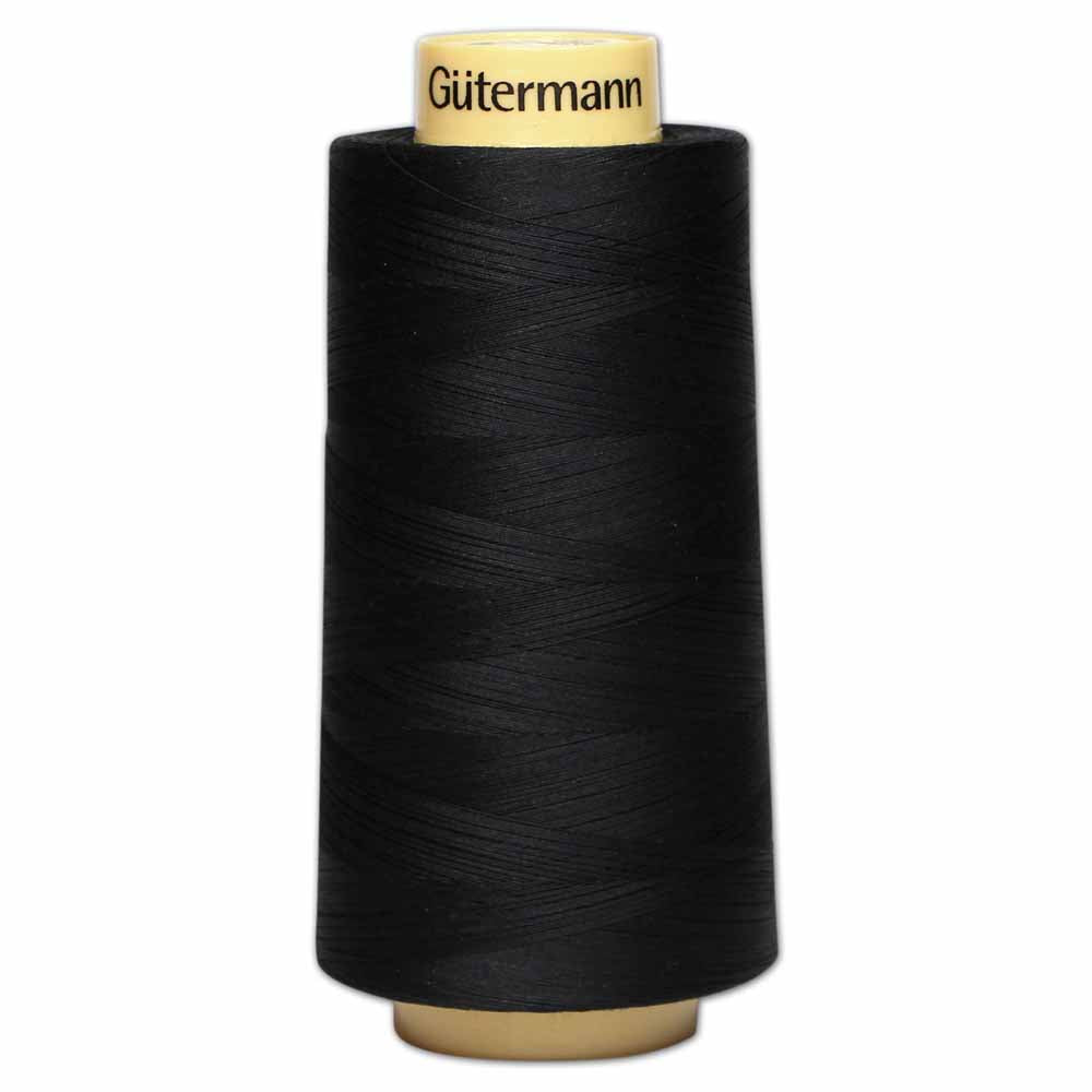 GÜTERMANN Cotton 50wt Thread 3000m - Black