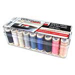 GÜTERMANN Sew-All Polyester Thread Set 100 m (109 yd), 26 Colours, Acrylic Box