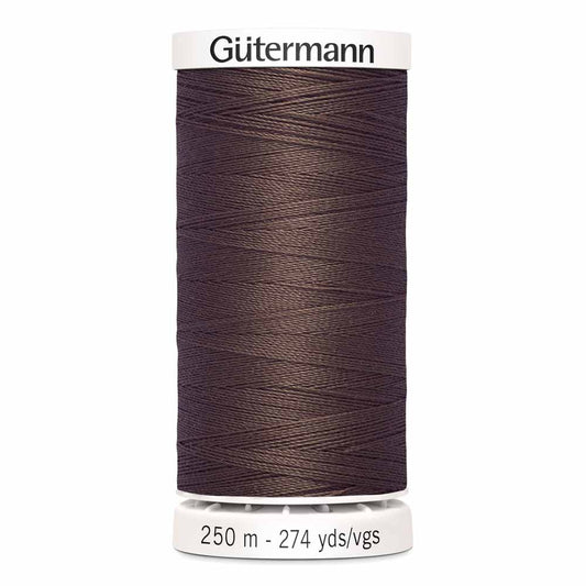 GÜTERMANN MCT Sew-All Polyester Thread 250 m (273 yd) - Saddle Brown