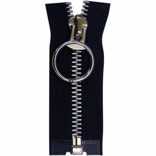 COSTUMAKERS 60 cm (24 in) Outerwear One-Way Separating Zipper – Navy