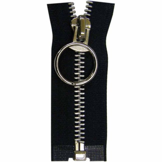 COSTUMAKERS 60 cm (24 in) Outerwear One-Way Separating Zipper – Black