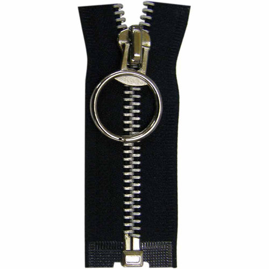 COSTUMAKERS 65 cm (26 in) Outerwear One-Way Separating Zipper – Black