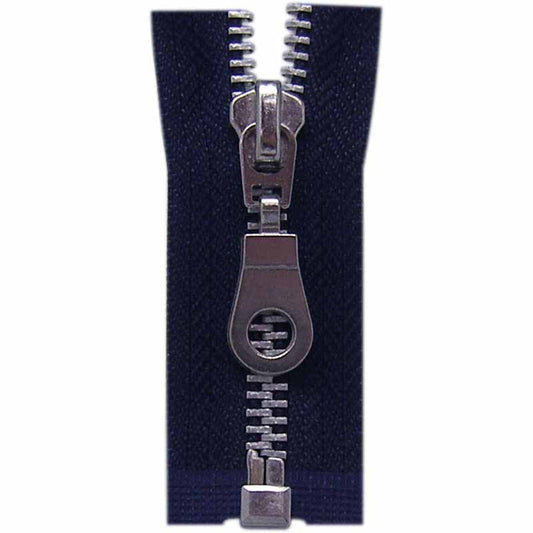 COSTUMAKERS 55 cm (22 in) Outerwear One-Way Separating Zipper – Navy