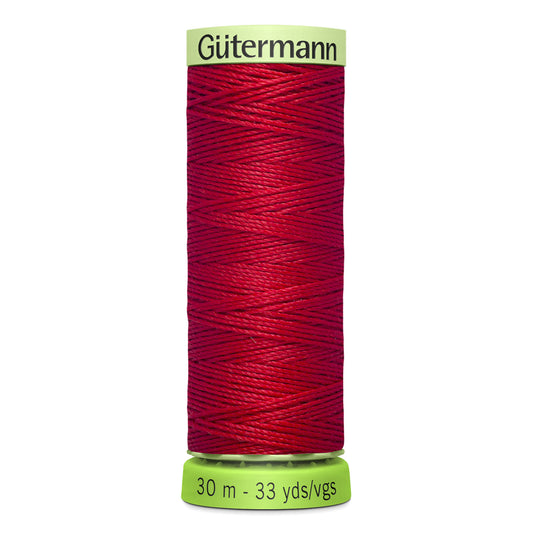 GÜTERMANN Top Stitch rPet Thread 30m - Red Glimmer