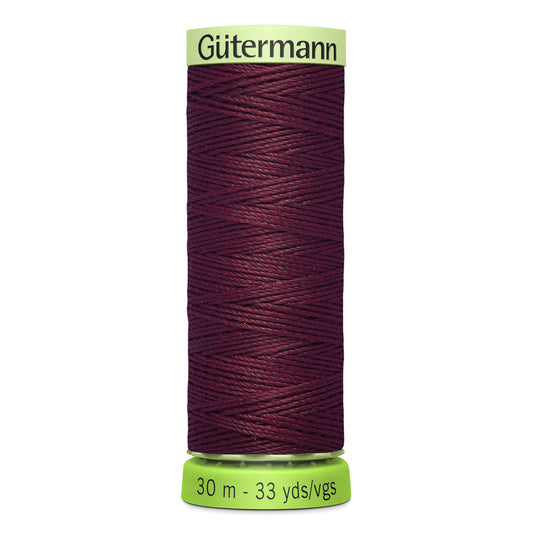GÜTERMANN Top Stitch rPet Thread 30m - Garnet Red