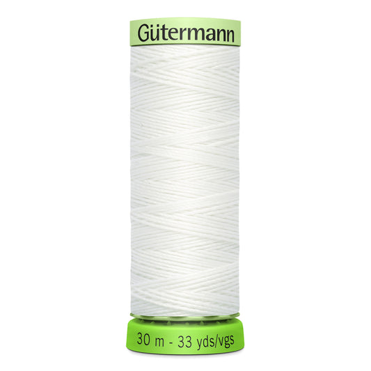GÜTERMANN Top Stitch rPet Thread 30m - White Wave