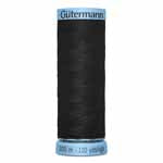 GÜTERMANN Silk S 303 Thread 100 m - Black