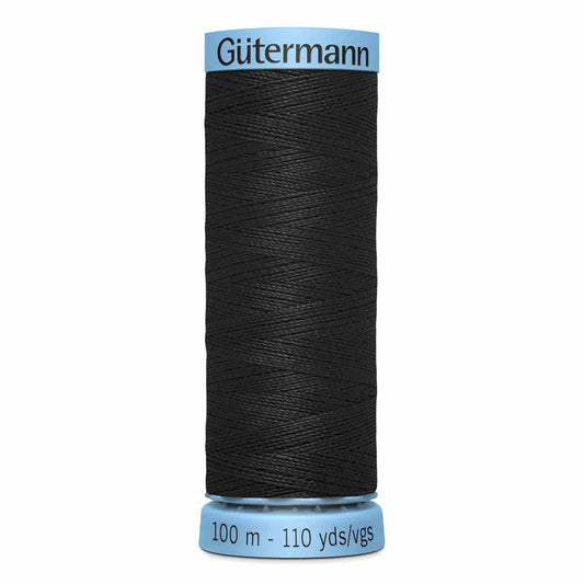 GÜTERMANN Silk S 303 Thread 100 m - Black