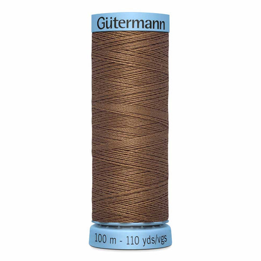 GÜTERMANN Silk S 303 Thread 100 m - Khaki Green