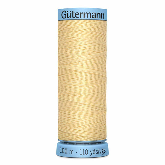 GÜTERMANN Silk S 303 Thread 100 m - Lt. Yellow