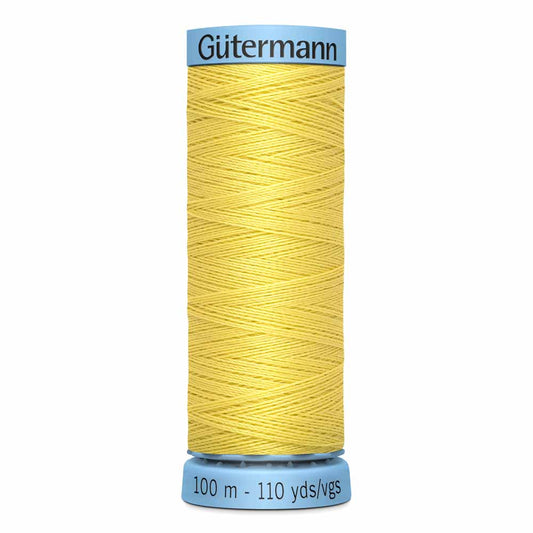 GÜTERMANN Silk S 303 Thread 100 m - Yellow
