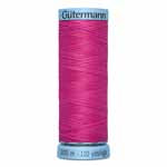 GÜTERMANN Silk S 303 Thread 100 m - Bright Pink