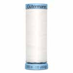 GÜTERMANN Silk S 303 Thread 100 m - White