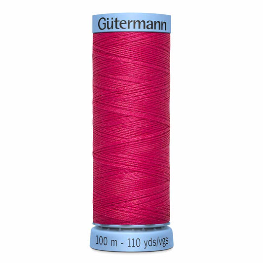 GÜTERMANN Silk S 303 Thread 100 m - Dark Pink