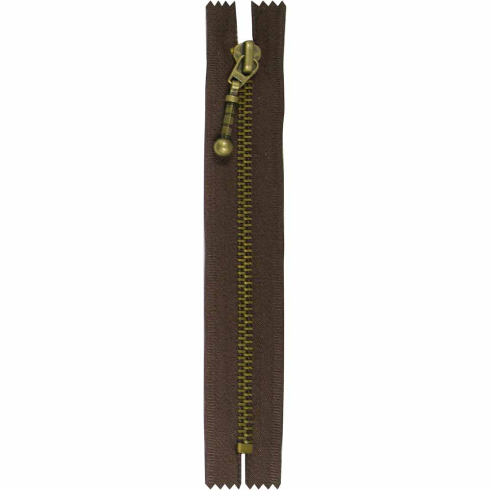 COSTUMAKERS Fashion Closed End Zipper 18cm (7") - Sept. Brown - 1746