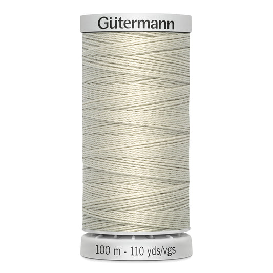 GÜTERMANN Extra Strong M 782 Polyester Thread 100 m (109 yd) - Milk White