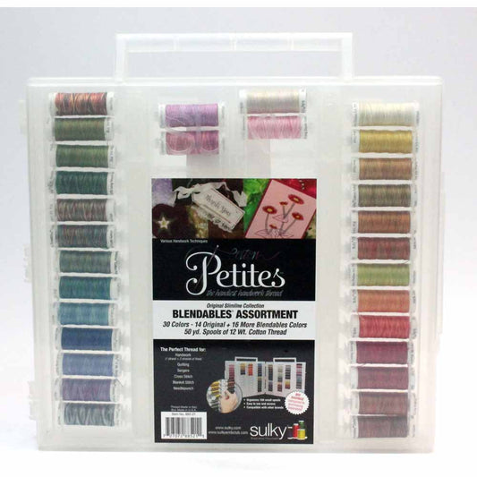 SULKY Slimline 12wt Cotton Petites Blendables Assortment - All 30 Colours