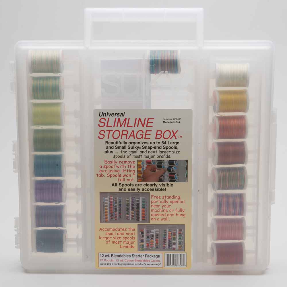 SULKY Universal Slimline 12wt Cotton Blendables Starter Assortment