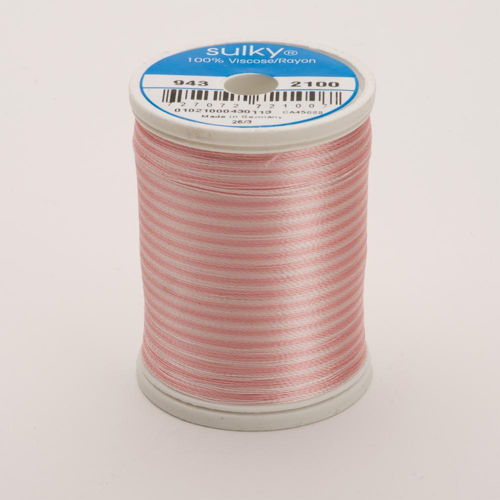 SULKY Rayon Variables 40wt Thread 777 m - Vari-Pastel Pinks