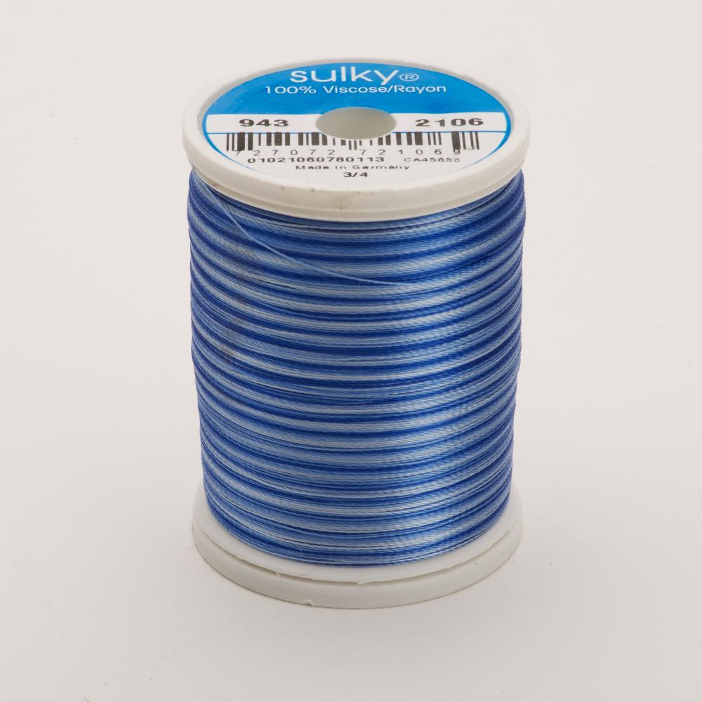 SULKY Rayon Variables 40wt Thread 777 m - Vari-Blues