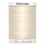 GÜTERMANN MCT Sew-All Polyester Thread 1000 m (1094 yd) - Eggshell