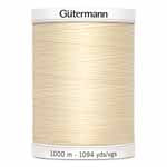 GÜTERMANN MCT Sew-All Polyester Thread 1000 m (1094 yd) - Ivory