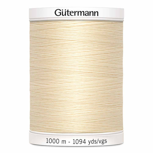 GÜTERMANN MCT Sew-All Polyester Thread 1000 m (1094 yd) - Ivory